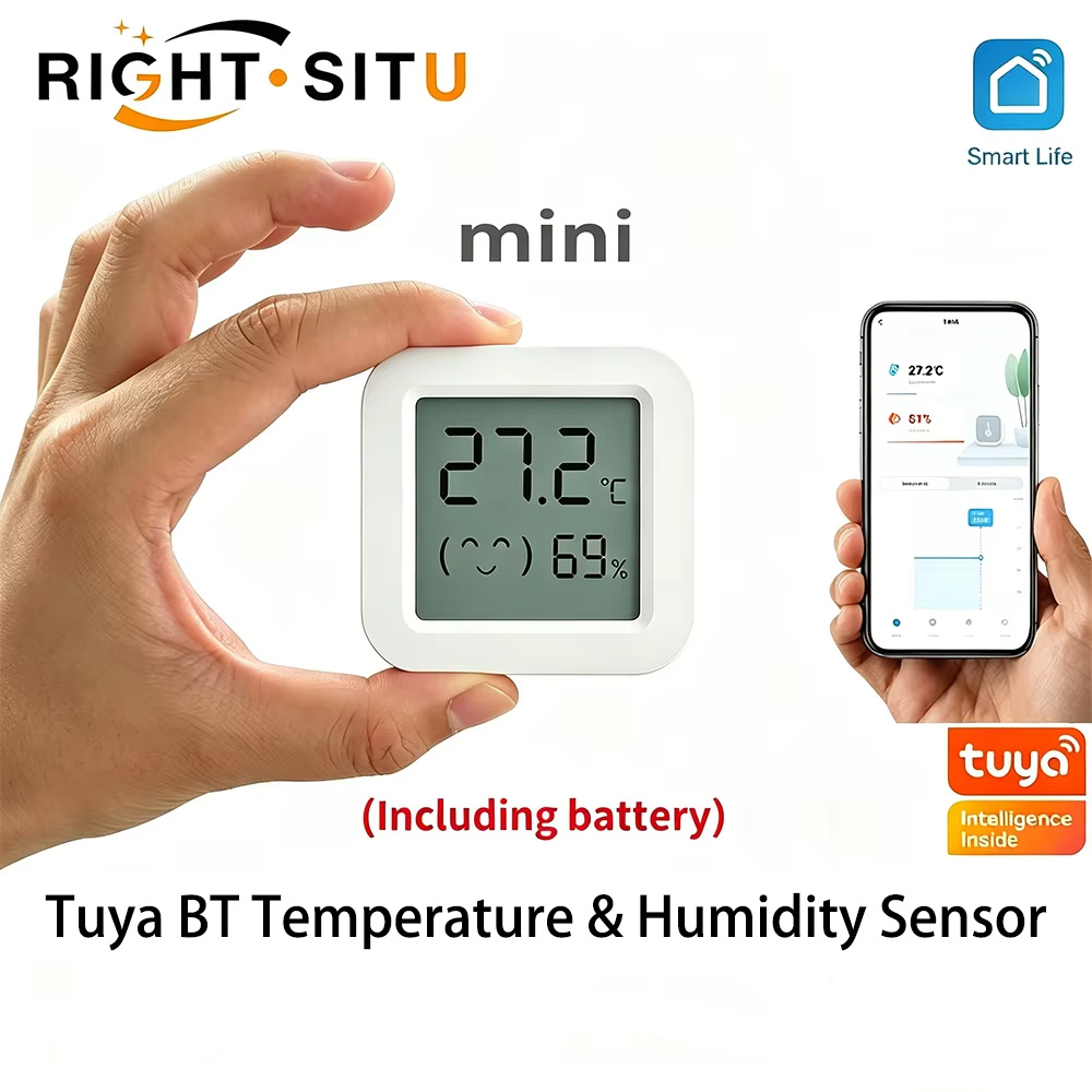 Digital Hygrometer Probe - Tuya 温度湿度センサー ミニ LCD デジタルディスプレイ APP