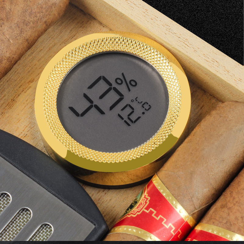 ミニデジタルディスプレイシガーハイグロメーター温度計、ヒュミ - Digital Hygrometer Probe のレビューと価格
