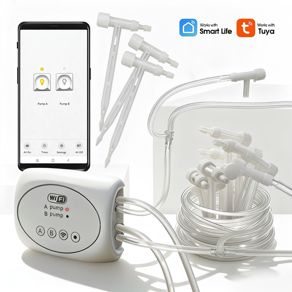 Wifiタイマー付きデュアルコンセントポンプ点滴灌漑システム - Timer Dual Outlet のレビューと価格