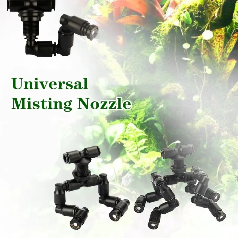 爬虫類 360 度回転噴霧器ミストスプリンクラー調整可能な温 - Misting Nozzle Reptile のレビューと価格