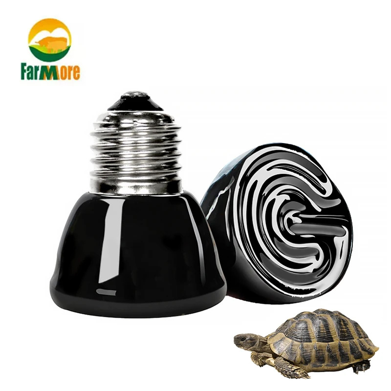 25/50/75/100W E27 ブラック赤外線セラミック - Ceramic Heat Emitter のレビューと価格