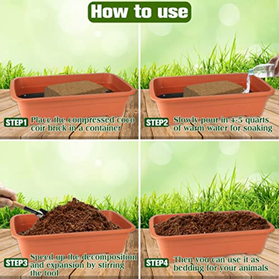 2パック入りココナッツファイバー基材、100％オーガニックコ - Substrate Coconut Fiber のレビューと価格