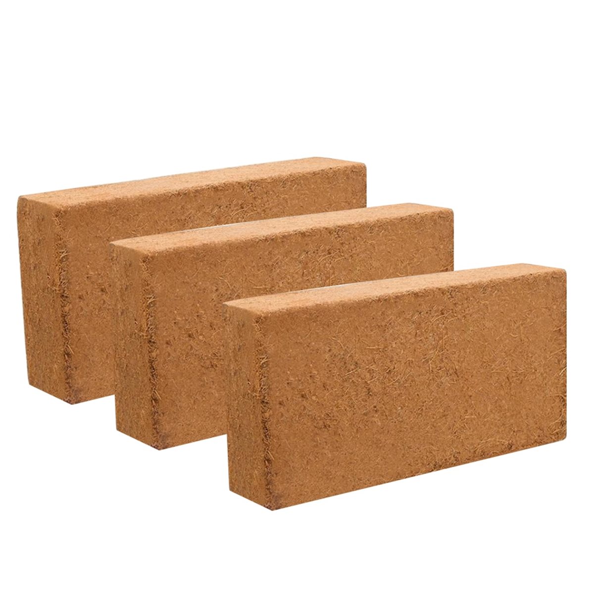 【安定した品質】3パック入りブリック、植物用、低PH＆ECの - Substrate Coconut Fiber のレビューと価格