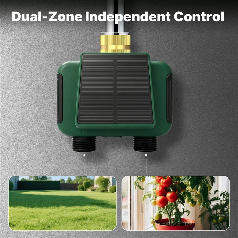 A25F-Tuya Wifi スマートソーラーデュアルゾーン - Timer Dual Outlet のレビューと価格
