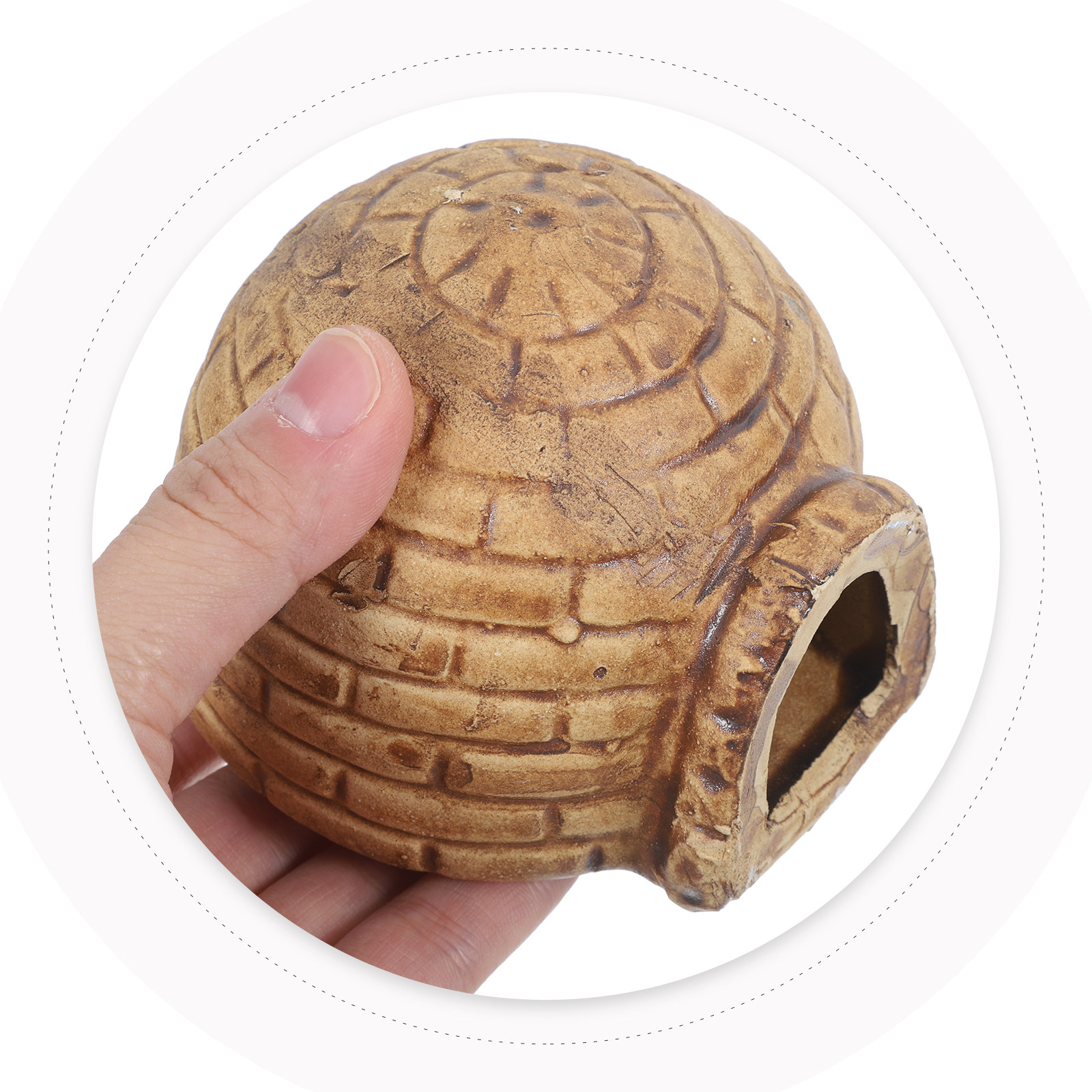 水槽用魚の隠れ家 セラミック製 プレコの洞窟 エビの隠れ場所 - Hide Cave Ceramic のレビューと価格