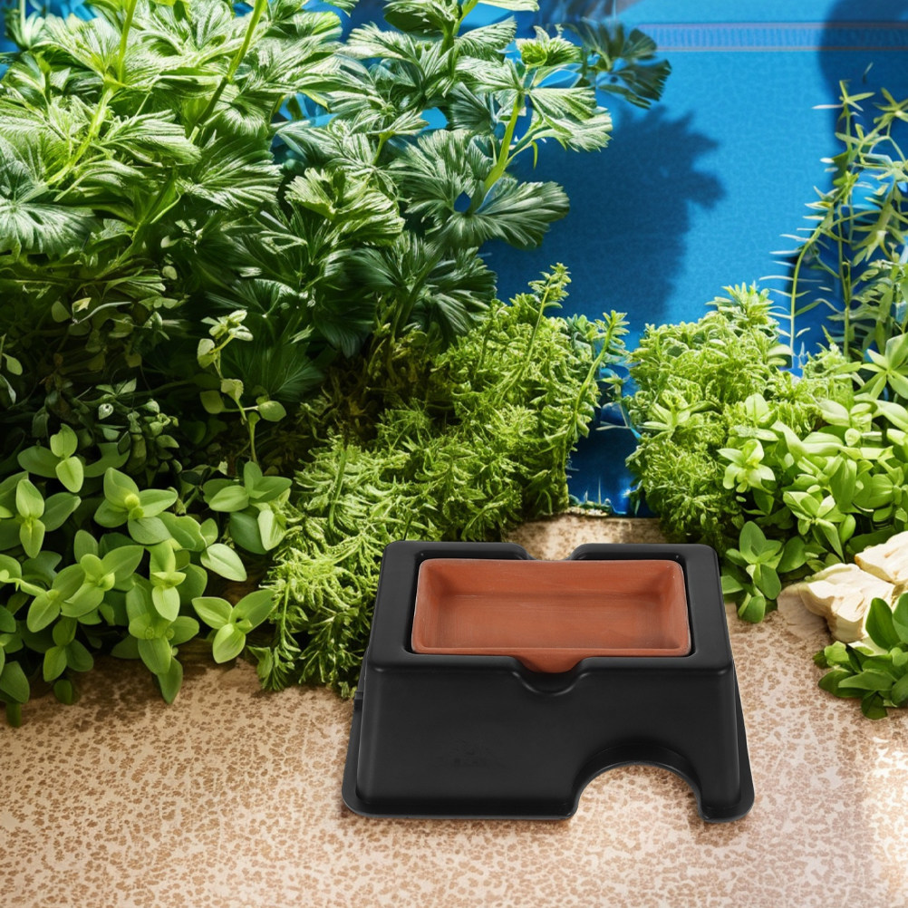 2個入り 湿気のあるヒョウモントカゲロウ用シェルター 小型爬 - Hide Cave Ceramic のレビューと価格