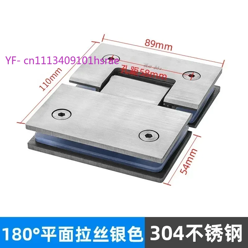 304ステンレス鋼製フレームレスガラスドアヒンジ 90-18 - Glass Door Hinge のレビューと価格
