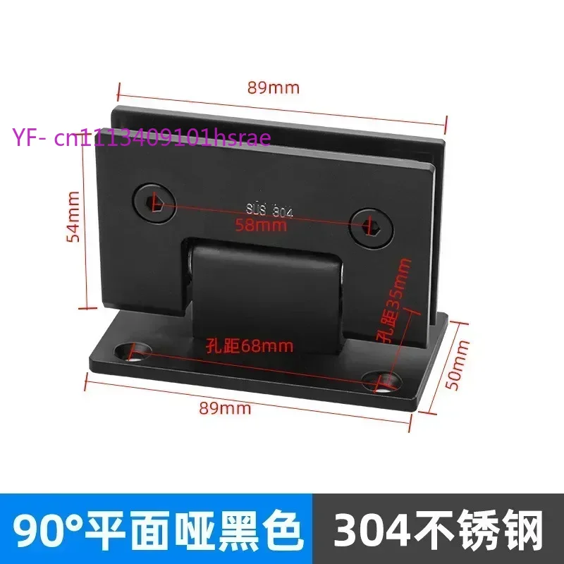 304ステンレス鋼製フレームレスガラスドアヒンジ 90-18 - Glass Door Hinge のレビューと価格