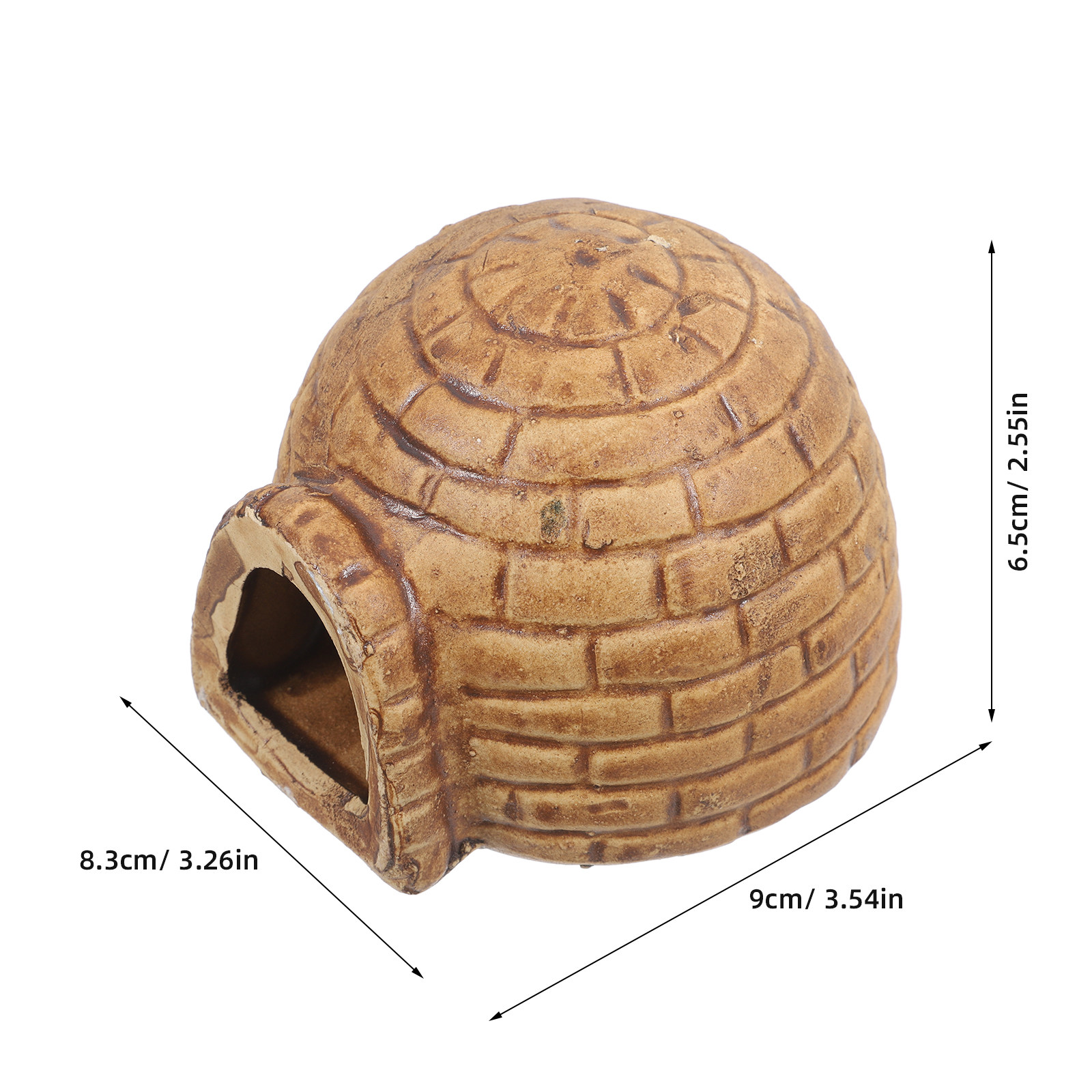 水槽用セラミック製プレコ洞窟、エビ繁殖用隠れ家、ベタの隠れ家 - Hide Cave Ceramic のレビューと価格