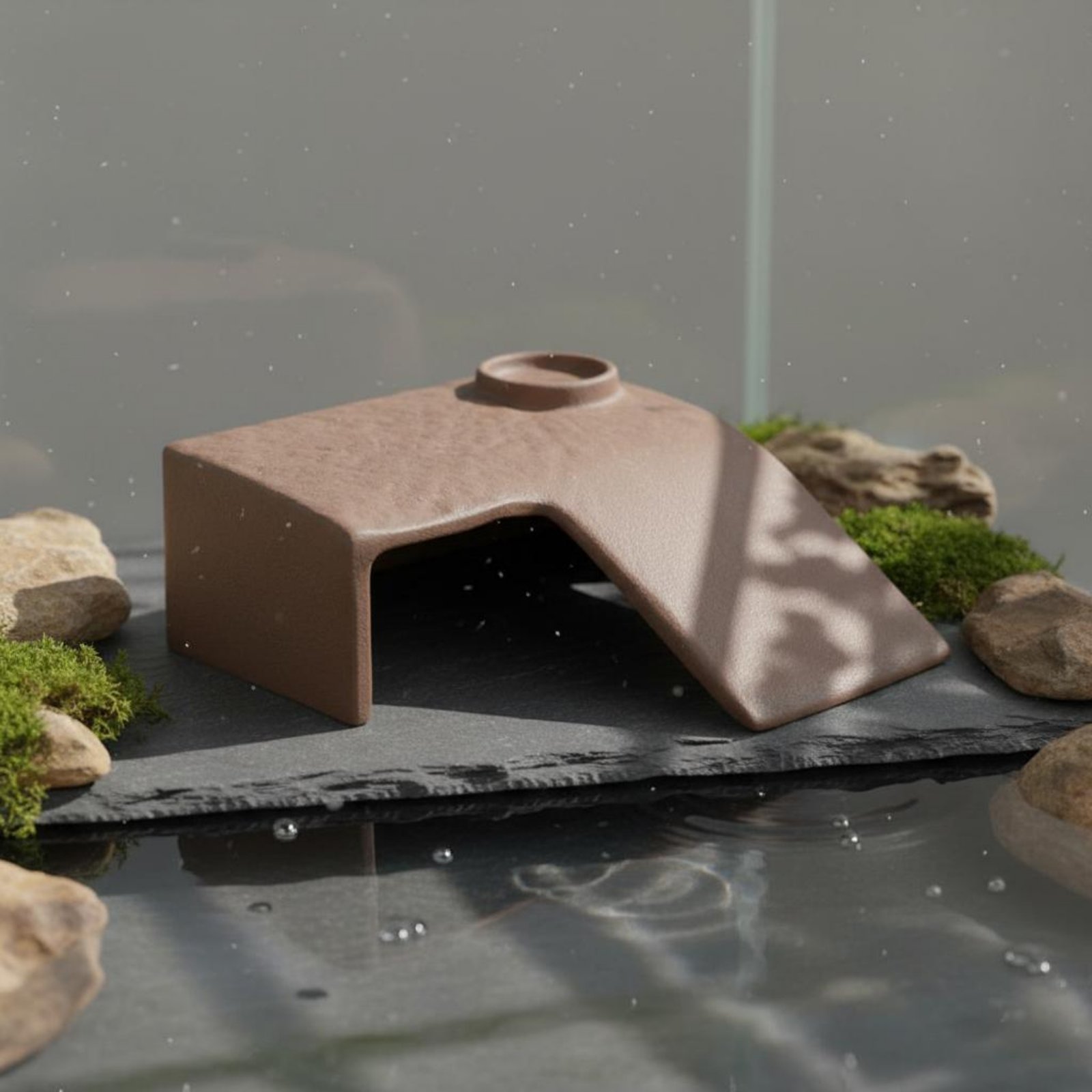 日光浴用洞窟プラットフォーム 双方向使用可能 セラミック製カ - Hide Cave Ceramic のレビューと価格