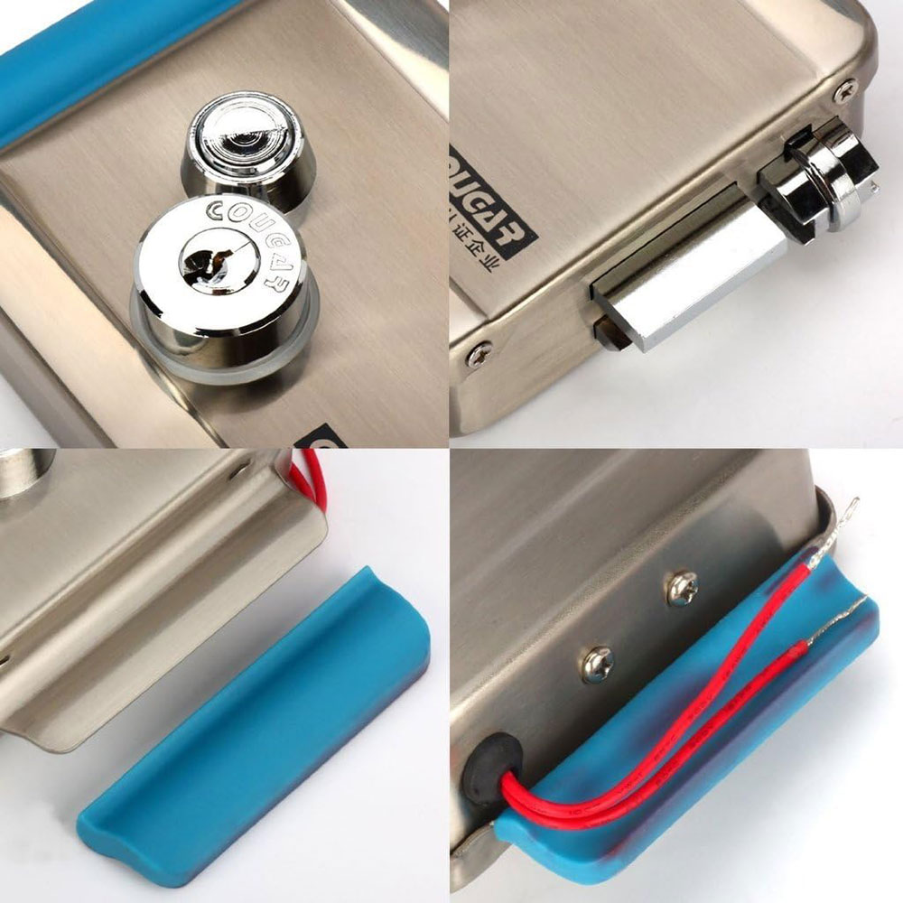 電気電子ドアロック DC 12V ステンレス鋼 E ロックサ - Glass Door Hinge のレビューと価格