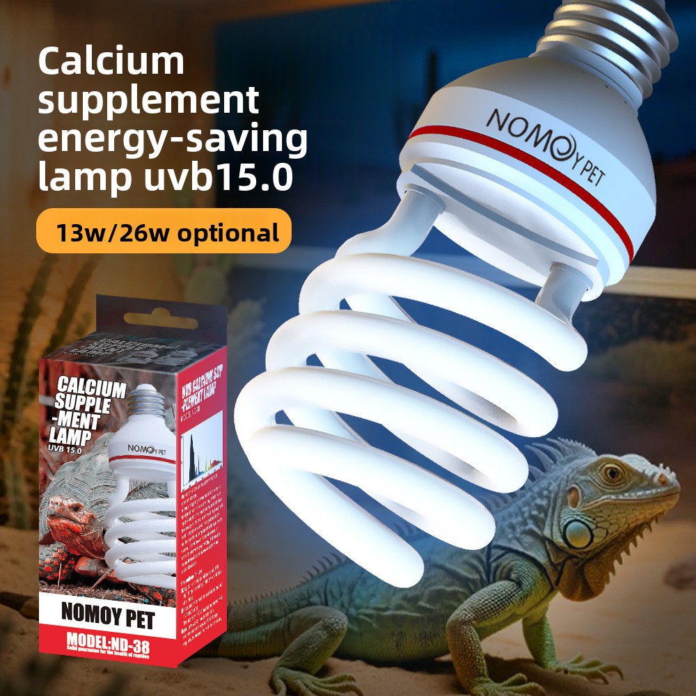 NOMOY 爬虫類用UVB 15.0電球 - 亀やトカゲのビ - Calcium Powder Reptile のレビューと価格