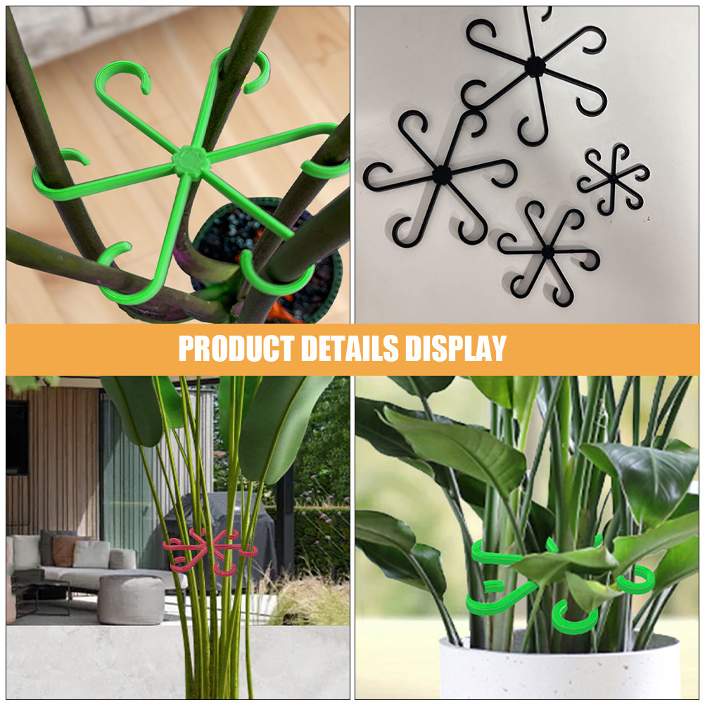 12個入り 植物茎ホルダー プラスチック製サポートクリップ  - Vine Climbing Plastic のレビューと価格